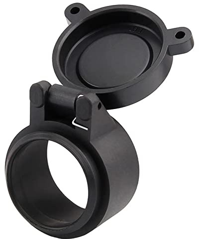 SLOYCA 1pc 38mm-69mm Portata del Fucile Copertura Mirare Sight A Prova di Polvere Custodie Tappo di Vibrazione Ottica Coperture Copriobiettivo Flip Up Rapido di Protezione della Molla (Color : 41mm)