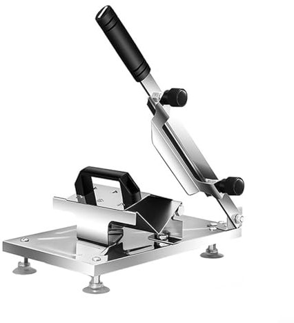 Adjustable And Efficient Manual Meat Slicer, Create Professional Looking Dishes At Home With Precision Slicing