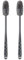 Lot de 2 brosses à bouteille, brosses à vaisselle tête en silicone brosse de nettoyage, brosse de nettoyage brosse de nettoyage de bouteille, adaptée aux bouteilles de cuisine brosse à lunettes