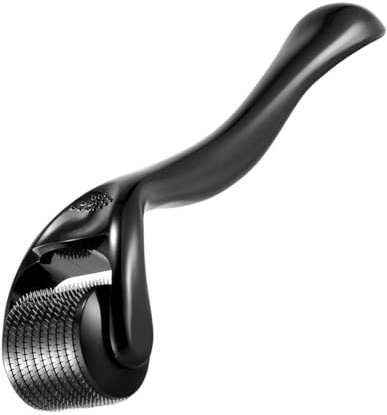 ZEXIJOW Beard Roller 0.5 mm,Derma Roller,Beard Roller,Stimuliert Bart- und Haarwachstum,Micro Needle Roller for Skin and Hair Care for Men and Women,Reduziert Aknenarben und Dehnungsstreifen,Falten