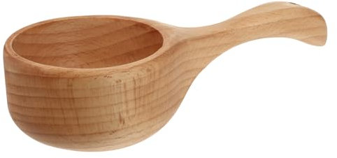 Ciieeo Saunakelle Holzschöpfer Aus Hochwertigem Geruchlosem Buchenholz Verschleißfest Multifunktionaler Holzlöffel Für Sauna Küche Restaurant Und Haushalt Praktische Wasserschöpflöffel