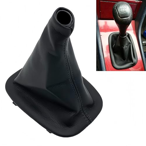 Cakievro Cuffia Leva Cambio in Similpelle – Copriboot Soffietto per Mercedes-Benz Classe C W201 W202 / Classe E W123 W124 / Classe S W126 W140