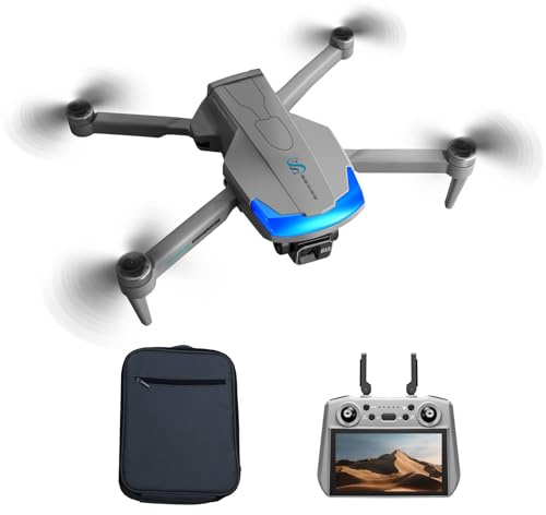 Pretfy Mini Quadricottero con Ritorno GPS con Motore Brushless, Telecamera HD 2.7K, Evitamento Ostacoli - Quadricottero Pieghevole, Aereo Telecomandato per Bambini (-1)