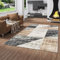 Pergamon Designer Teppich Kurzflor Maui Modern Beige Grau Meliert in 5 Größen