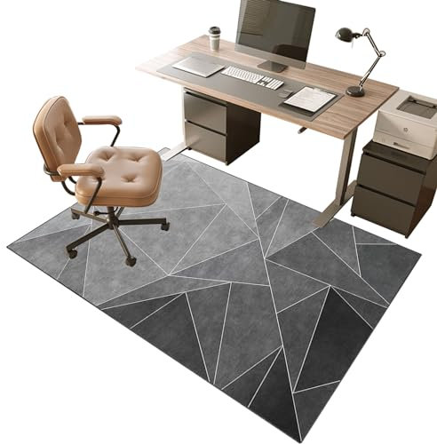 Bodenschutzmatte für Hartboden 140 x 180 cm Schreibtischstuhl Unterlage | Bürostuhl Unterlage | Gaming Teppich Stuhlunterlage | Verbesserte Version | Mehrzweck-Stuhlteppich für zu Hause | Kratzfest