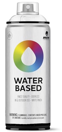 MTN Water Based Luft Vit Transparent, Spray Base Vatten 400ml