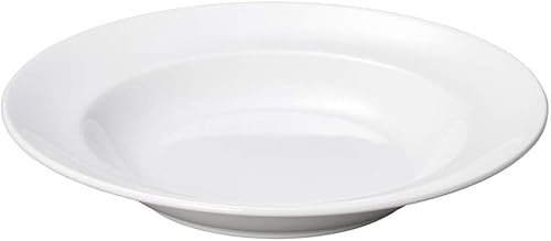 Best House Premium Quality Multipurpose Use Opalware Pasta Soup Bowl Set, 8.5/21.5 cm X 3.7cm Height, Set of 6, White
