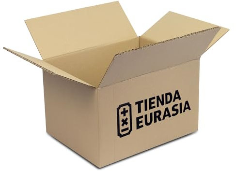 TIENDA EURASIA - Cajas de Cartón para Mudanzas | Pack de 5 Unidades | Cartón Ondulado Doble Capa | sin Asas | Marrón | para Almacenaje y Paquetería (40 x 30 x 25 cm)