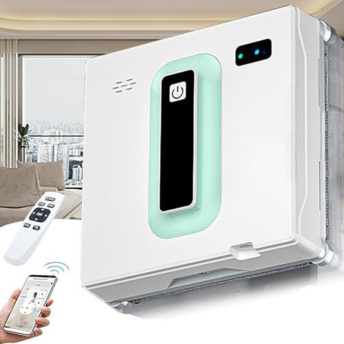 Kit De Limpieza AutomáTica De Ventanas, 6,8 Cm, Ultrafino, EvitacióN Inteligente De ObstáCulos, Aspirador AutomáTico De Ventanas Para Espejos Grandes, Paredes De Azulejos