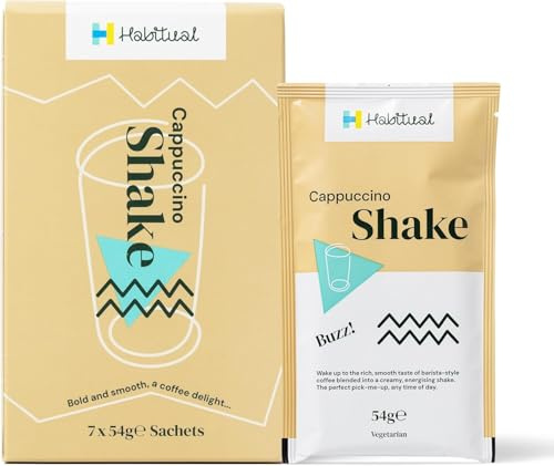 Habitual Low Calorie Cappuccino Meal Replacement Shakes Pack of 7
