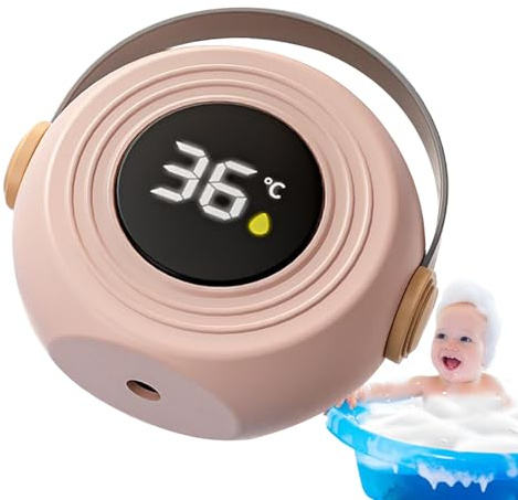 Misuratore Di Temperatura Per Bambini - Termometro Da Bagno Galleggiante, Sensore Termometro Digitale Per Il Bagno Dei Bambini, Facile Da Leggere, Sicuro Per I Bambinii, Impermeabile E Divertente