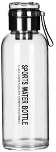 Bouteilles d'eau de 2 litres, bouteille d'eau en verre borosilicate, bouteilles incassables de 2 litres avec double couvercle et infuseur à thé, bouteille en verre avec sac transport pour l'extéri