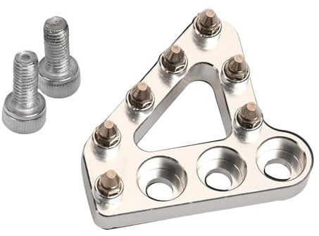 Anti Slip Pedal Passar till 125 250 350 450 690 990 1290 Bakre bromspedal Stegplatta(Silvery)