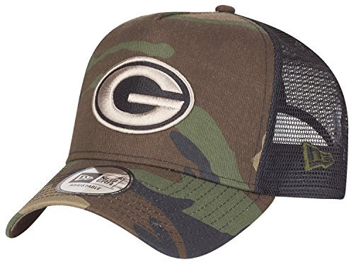 New Era Adjustable Trucker Cap - Green Bay Packers Wood camo