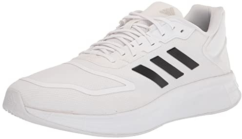 adidas Men's Duramo SL 2.0 Running Shoe, White/Core Black/Dash Grey, 13