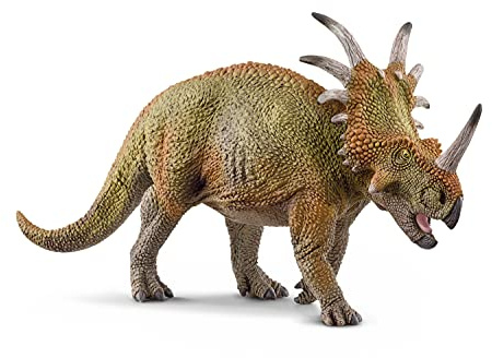 Schleich Dinosaurs | Styracosaurus 15033 | Dinosaurio detallado | Figura prehistórica de colección | Regalo para niñas y niños | Juguete Desde 3 años | 19 x 6 x 10 cm