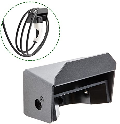 Kreainvent Halterung für das ladekabel für Elektrofahrzeuge. Halterung geeignet für alle Kabeltypen mit dem Ladestecker IEC 62196-2 Typ 2. Wandhalterung für ladekabel - HalterungWandanschluss