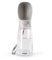 lionto Wasserflasche für Hunde und Katzen, 500ml, Hundetrinkflasche tragbar und auslaufsicher aus lebensmittelechtem ABS-Kunststoff mit Verriegelung, spülmaschinenfest, perfekt für Unterwegs, grau