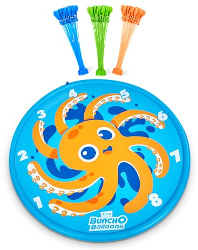 Original Bunch O Balloons Octopus Splash Pad with 100+ Rapid-Filling Self Sealing Water Balloons by ZURU