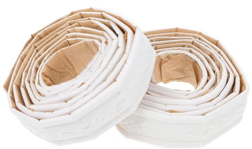 AUTSUPPL 2rollos Moldura De Esquina Autoadhesiva De PVC Flexible para Pared y Techo Decorativa Fácil De Pegar