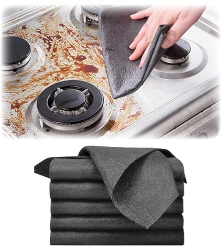 Enitmor Magisches Reinigungstuch 2026 – Dickes Mikrofaser Reinigungstuch Wiederverwendbar, Fusselfreies Tuch für Glas, Fenster, Spiegel, Küche & Auto, Streifenfrei & Langlebig (5)