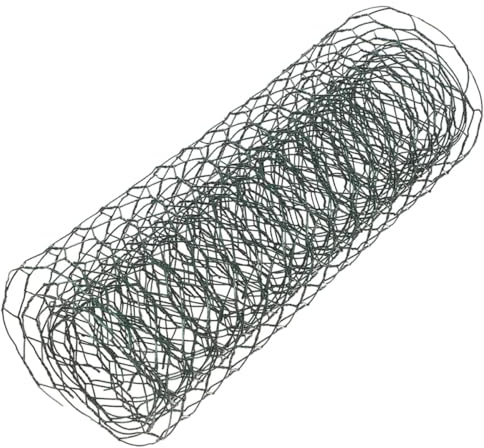 SEWACC Grillage Métallique pour Poules 1 Rouleau en Fer Solide 0,3 M X 4 M, Filet pour Arrangements Floraux et Clôture de Jardin