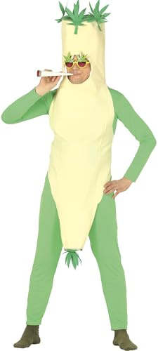 FIESTAS GUIRCA Disfraz Porro - Disfraz Marihuana Adulto- Talla L 52-54