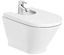 Roca,The Gap,ROUND - Bidé suspendido sin tapa con fijaciones ocultas,Blanco,355mm x 540mm x 440mm,A3570N6000