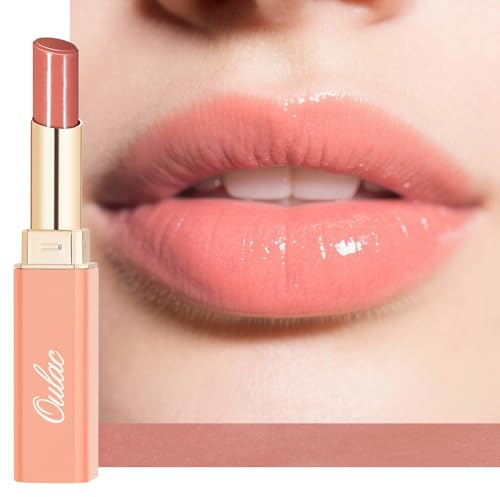 Oulac Rouge à Lèvres Nourrissant Nude, Nourrit & Assouplit, Texture Hydratante, Soins des Levre, Baume a Levre Teinté, Hydratez et Repulpez les Lèvres Sèches, Vegan 13 Dolce Vita