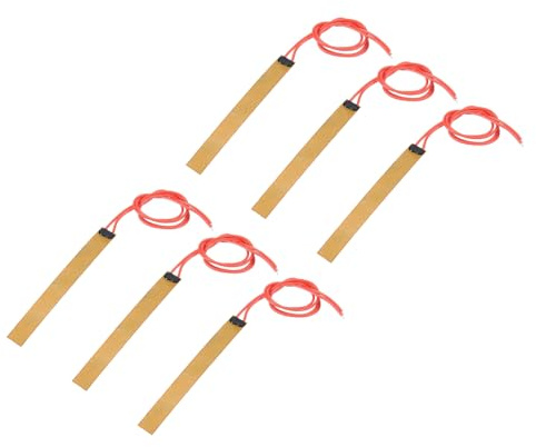 sourcing map värmefolie värmeplatta, 24 V 9 W polyimid värmeplatta, självhäftande PI värmeelement folie 100 mm x 12 mm värmeremsor för konstant temperatur, förpackning med 6 stycken