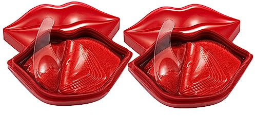 TOVINANNA Gel-lippenmasken Feuchtigkeitsspendende Lippen-schlafmaske Feuchtigkeitsspendende Nachtpflege Lippenpads Für Trockene Lippen 40 Blatt Packung