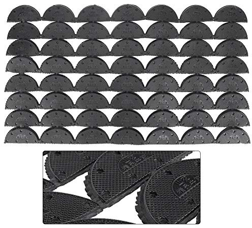 56 Pezzi Indossabili Antiscivolo in Gomma per Talloni, Piastre per Puntali, Accessori per la Riparazione del Tallone delle Scarpe, Cuscinetti per la Riparazione delle Scarpe,