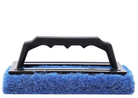 Pssopp Nettoyant pour Aquarium, Brosse de Nettoyage en Verre, Outil de Nettoyage Fish Tank, Grattoir à Algues pour Aquarium 3 en 1