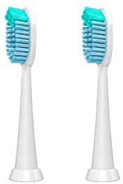 TAO Clean Sonic Electric Toothbrush Replacement Heads (2-Pack) – Whitening Head – Replacement Heads for the TAO Clean Electric Toothbrush and Docking Station