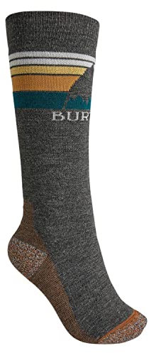 Burton Damen Emblem Midweight Snowboardsocken, True Black, L EU