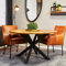Esstisch Arlington | Rund | 120 cm | Mangoholz & Metallmöbel | Industrielles Interieur | Esstisch, Essbereich