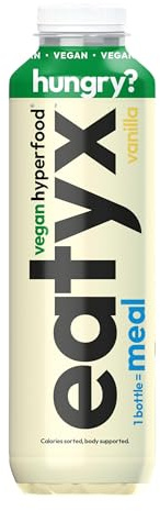 eatyx Complete Meal Drink Liquid Vanille | 6x500ml | 23 Vitamine und Mineralstoffe | Glutenfrei | Laktosefrei | Ohne Zuckerzusatz