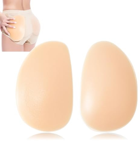 XFSRG 1 Paire Silicone Butt Pads Coussinets de Fesses Adhésifs Anti Dérapantes Shaper Butt Lifter pour Augmenter et Redessiner Les Fesses