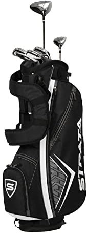 Callaway Golf Strata Intro Golfschläger Satz Komplettset (Regular Flex, Rechtshänder, Stahl), Grau