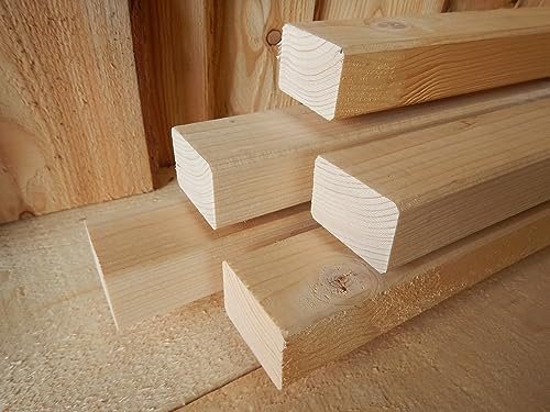 Fichte 60x40mm KVH Nsi gehobelt KANTHOLZ BALKEN SCHALUNG HOLZ BAUHOLZ 10cm LÄNGE (1)