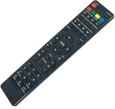 ALLIMITY Sostituisci Telecomando adatto per NORDMENDE AKAI AKTV5537S AKTV5836S AKTV4622S AKTV5036S ND39S3100S-SMART ND50KS4100S