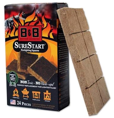 B&B Charcoal Grill FIRE Starter 24PC