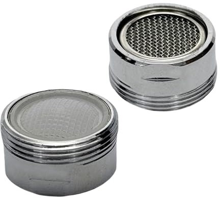 XNTONG Lot de 2 aérateurs de robinet, filtre de robinet à filetage externe M20, aérateur de robinet d'évier de cuisine, avec clé de buse de mélange en maille d'acier inoxydable, pour robinets avec