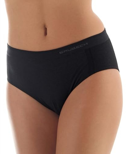 BRUBECK Culotte Femme en Mérinos sans Coutures Thermorégulante | Slip Femme - Culotte Sport Femme - Double Couche Microfibres Évacuation de l’Humidité - Coupe Élastique - Fabriquée en UE