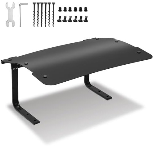 Jiubiaz Garage per tosaerba, 73 x 57 x 40 cm, per robot tosaerba, pieghevole, protezione antipioggia per robot tosaerba in materiale ABS, nero