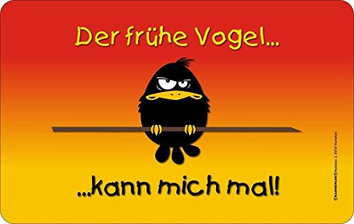 Original RAHMENLOS® Schneidbrettchen: Der frühe Vogel kann mich mal