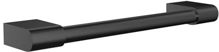emco Flow Wannengriff 300 mm in Schwarz fürs Badezimmer - Haltegriff für Sicherheit im Bad - Einfache Wandmontage des Sicherheitsgriff
