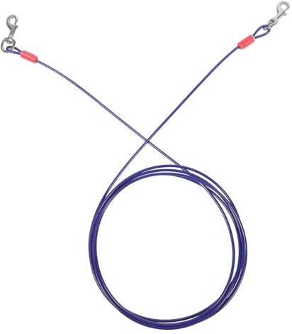 MERRYHAPY Camping Hundeleine Doppelhaken Robuste Und Tragbare Hundeschnur Für Outdoor-aktivitäten Für Mittelgroße Und Große Hunde