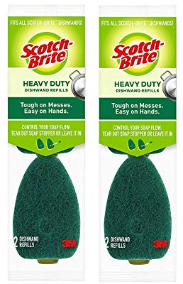 Scotch-Brite Heavy Duty Dishwand Refill, 4-Refills