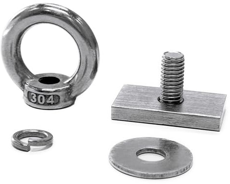 Shoulder Eye Bolt, 4 Pack Heavy-Duty Stainless Steel Eye Bolt